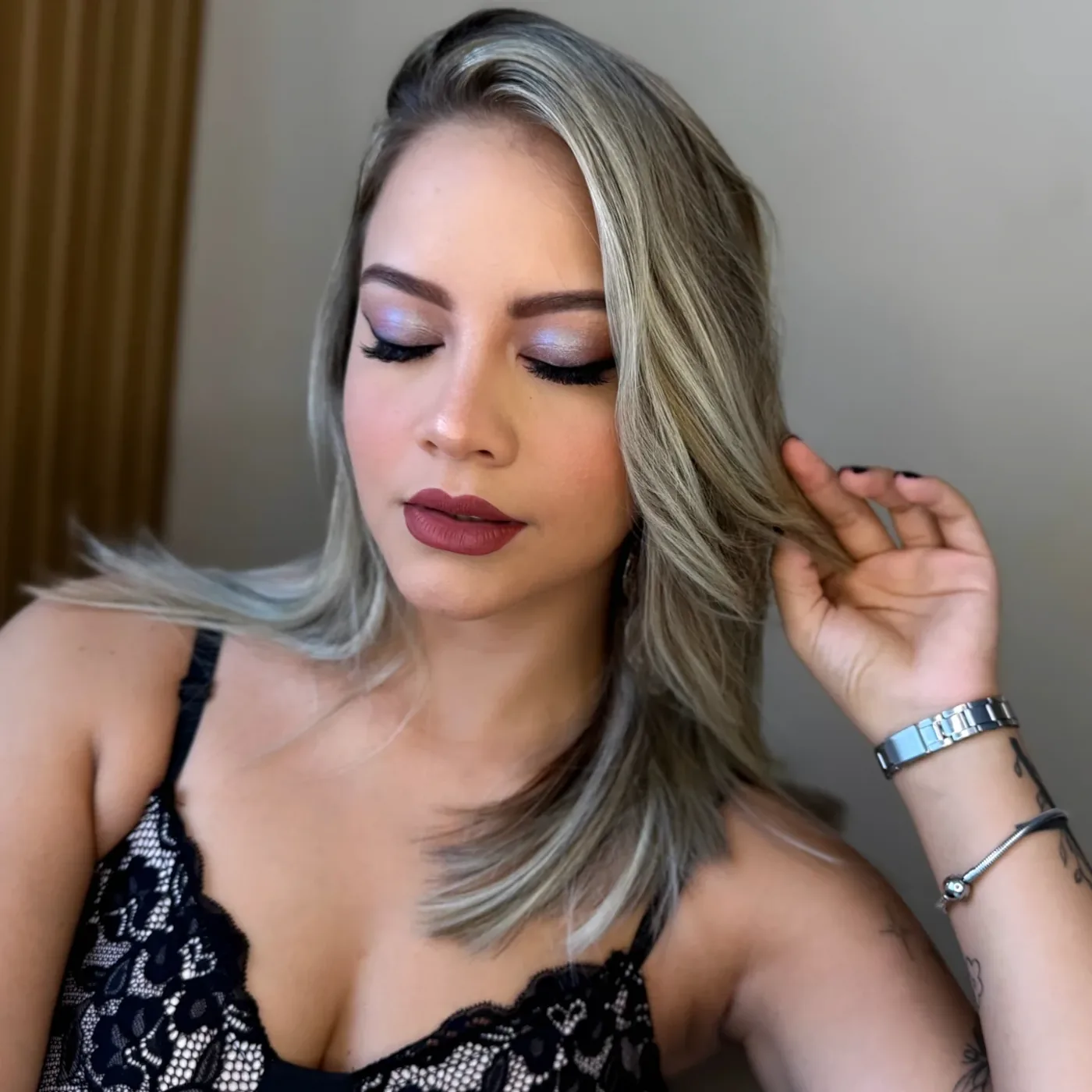 Pele iluminada para fotos